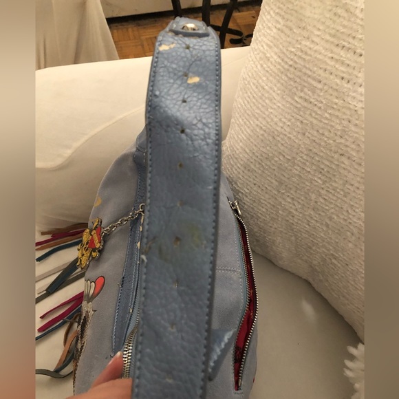 Ed Hardy suede fringe purse - Picture 4 of 7